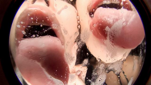 淫語痴女とバーチャル唾液レズ接吻 サンプル画像 18