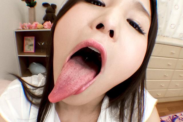 美女のベロ・口内自撮り（2） サンプル画像 1