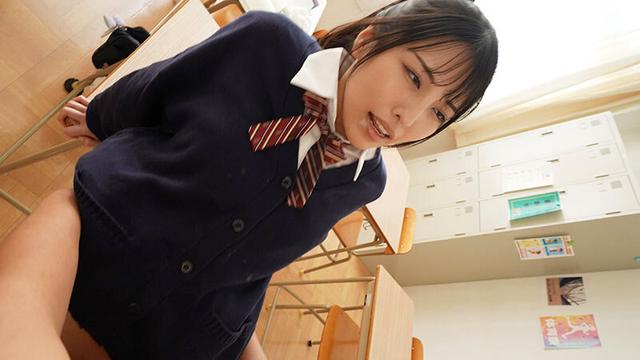 ねっとりベロチューと乳首舐めで誘惑 涎だらだら淫舌フェラで教師を沼らせる痴女J系 倉木しおり サンプル画像 6