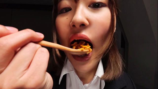 咀嚼口内くちゃとろフェラ 岡本莉里 サンプル画像 11