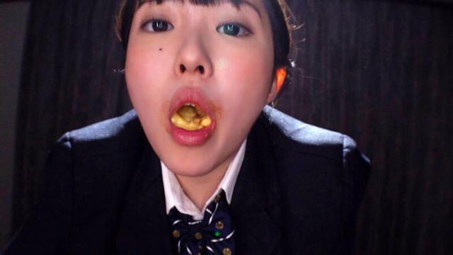 咀嚼口内くちゃとろフェラ 月本海咲 サンプル画像 16