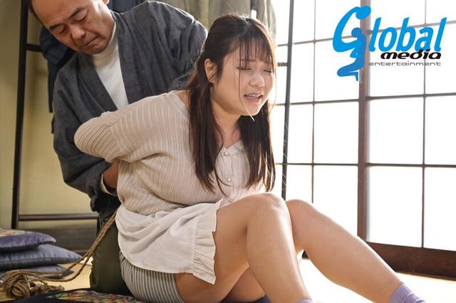 緊縛調教妻 夫の実家で若女将として修行に奮闘する巨乳若妻。特別指導と称した義父の調教快楽に狂い堕ちていく… 宝生めい サンプル画像 3