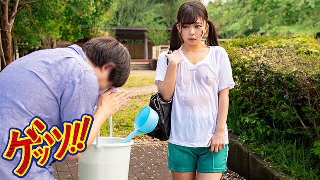 媚●打ち水でJ系ナンパ！！部活帰りの体操着J系を媚●水で濡らしたら…即ハメ中出しヤレんのか！？7時間BEST サンプル画像 7