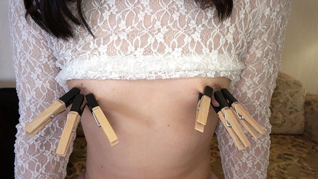 肥大乳首でザコイキする極上美形オトコノ娘 鞠るり サンプル画像 1