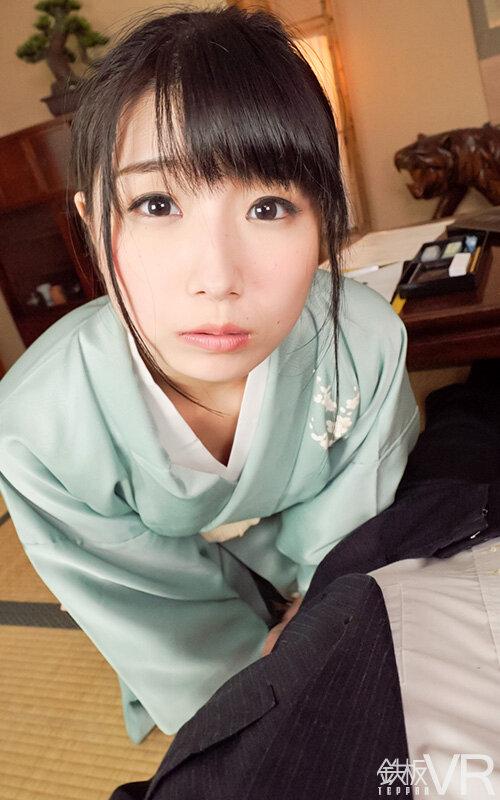 【VR】清楚な美人書道家と欲情筆愛撫！見抜かれた下心。着衣の陰に美しさと激しさの激ハメ中出し みひな サンプル画像 10