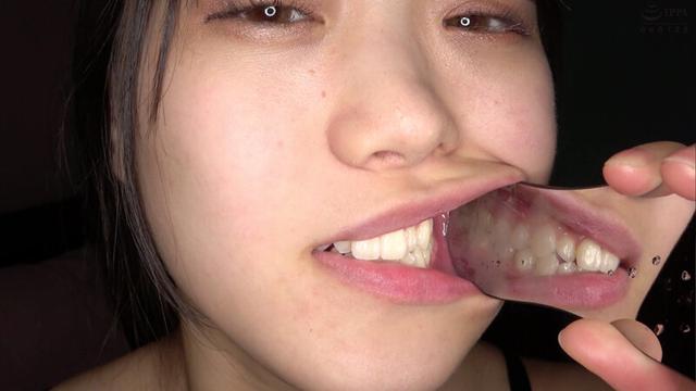 激レア口内・のどちんこ・歯・唾観察 水ト麻衣奈 サンプル画像 8
