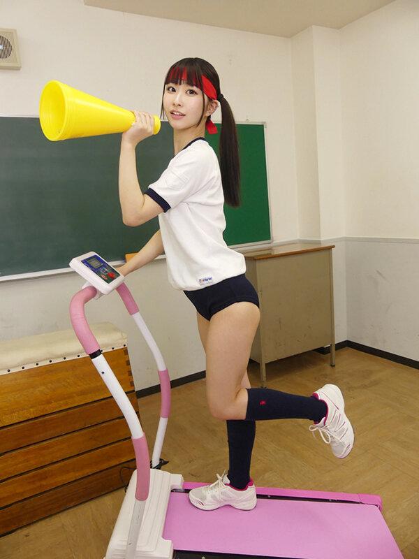 ブルマ美少女応援団 悩めるスポーツ男子を元気づけながらヌイてくれる サンプル画像 1