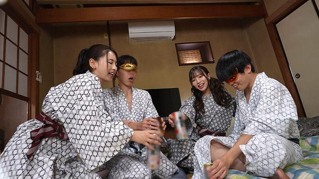 いい旅 温泉2泊3日のバチボコ生ハメ乱交中出しツアー個人撮影ファン感謝祭！あみ＆あやにゃん サンプル画像 2