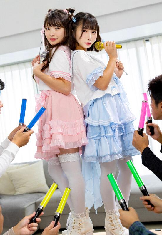 ゼロ距離密着神ファンサロリ痴女ヒロインぐみかなちゃん メスガキWアイドル超過激M男感謝祭 サンプル画像 2