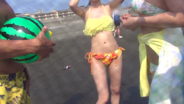 海×ナンパ×ビキニセックス！偽企画に騙されてビキニのままハメられた素人娘たち 2 サンプル画像 16