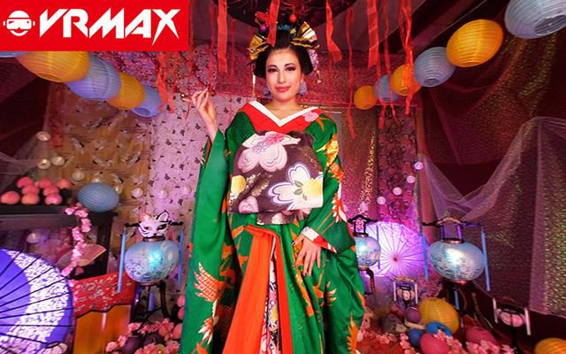 【VR】【HQ高画質】業界初主観離脱VR欲求不満女が謎の媚薬で幽体離脱！花魁憑依、若宮はずき サンプル画像 10