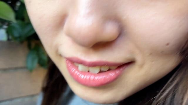 街角で声をかけて口内観察させてもらう 大学生 ゆゆちゃん サンプル画像 3