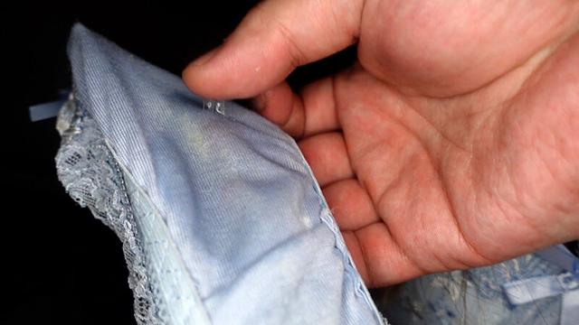 下着買取りサイトで知り合ったまいなちゃんの使用済み下着 水卜麻衣奈 サンプル画像 12