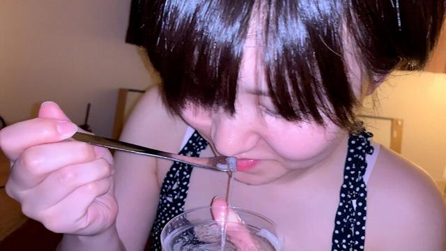 水沢つぐみの白いカス踊る舌苔採取 サンプル画像 8
