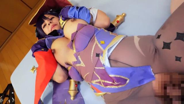 巨乳コスプレイヤー個撮レコード 12 NI●KEバ●パー＆原●モ●編 夕美しおん サンプル画像 17