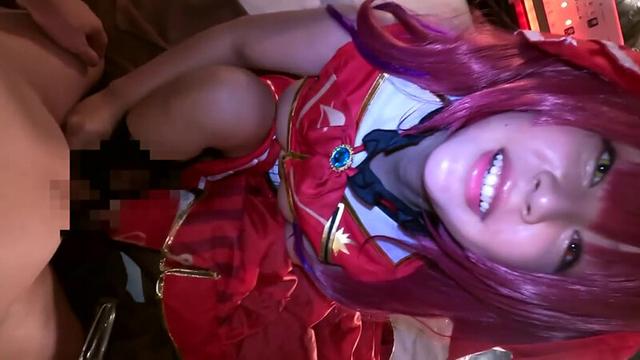 巨乳コスプレイヤー個撮レコード 15 ホ●ライブ 宝鐘●リン編 夕美しおん サンプル画像 8