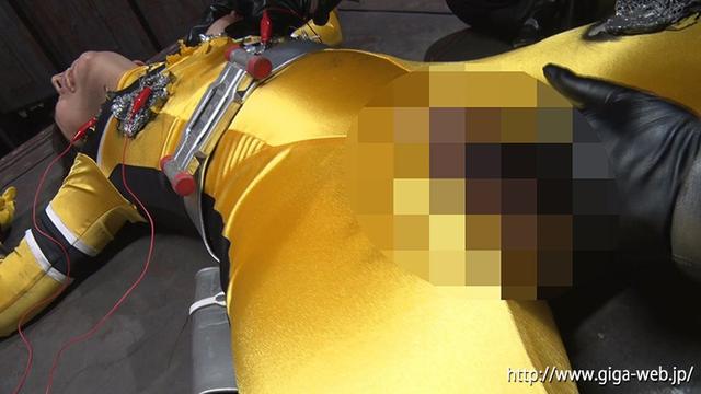 ヒロイン強化スーツ破壊 星捜戦隊ヴェガレンジャー 狙われたヴェガイエロー 川崎亜里沙 サンプル画像 15