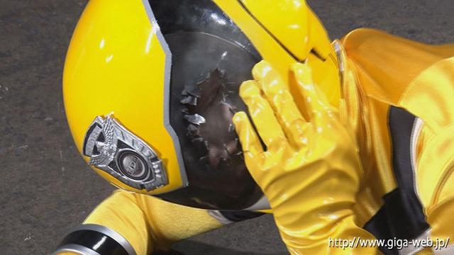 ヒロイン強化スーツ破壊 星捜戦隊ヴェガレンジャー 狙われたヴェガイエロー 川崎亜里沙 サンプル画像 8