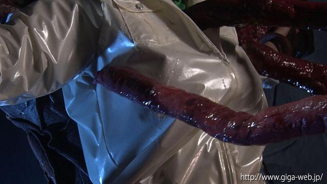 触手十字架地獄9 ～電影戦隊チャージマン 苗床に堕ちたチャージマーメイド～ 大原あむ サンプル画像 15