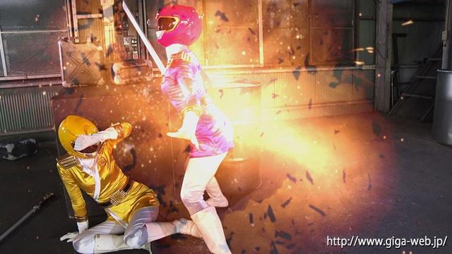 【G1】戦隊内レズ陥落 武士道戦隊サムライジャー ～イエローが愛しすぎて壊れてくピンク～ サンプル画像 1