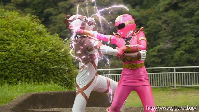【G1】怪獣戦隊ジュウカイザー 特別編 壮絶！マシンの餌食！ 蹂躙されるジュウピンク 上白美央 サンプル画像 1