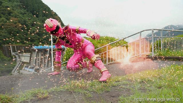 【G1】怪獣戦隊ジュウカイザー 特別編 壮絶！マシンの餌食！ 蹂躙されるジュウピンク 上白美央 サンプル画像 4