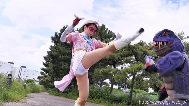 美少女仮面オーロラ 狙われた敏感すぎた美乳 市川愛茉 サンプル画像 3