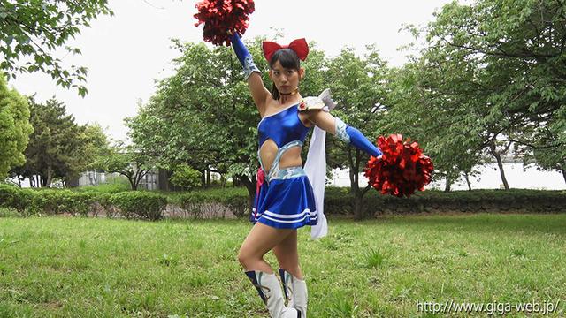 スーパーヒロイン危機一髪！！Vol.95 美少女戦士チアサファイア ～禁じられた破邪のバトン～ サンプル画像 1