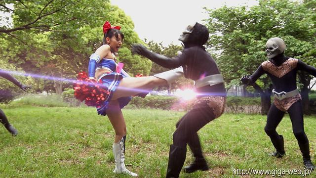 スーパーヒロイン危機一髪！！Vol.95 美少女戦士チアサファイア ～禁じられた破邪のバトン～ サンプル画像 2