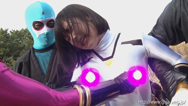 スーパーヒロイン危機一髪！！Vol.97 光忍戦隊シノビンジャー シノビホワイト 上白美央 サンプル画像 11