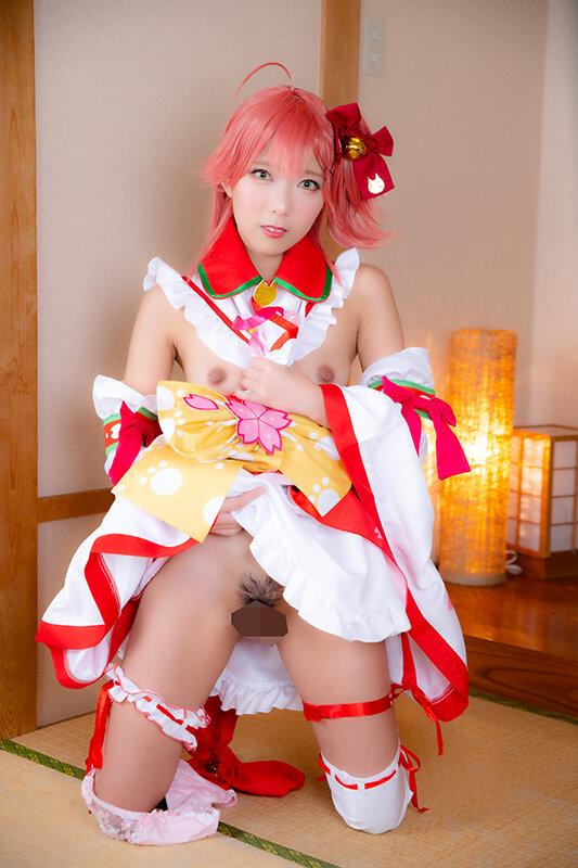 オフパコ常連ド淫乱メスガキ美少女レイヤー達の絶頂アクメキメ込む人気Vtuber併せ2.5次元セックス撮影会！！ サンプル画像 15