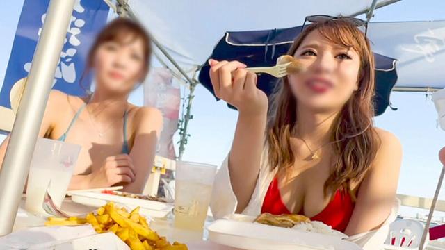 【グラドル顔負け圧倒的美BODYの美女】海でナンパして水着のまま挿入◆ 抜群スタイルの美人がエロすぎたハメ撮り映像。 サンプル画像 5