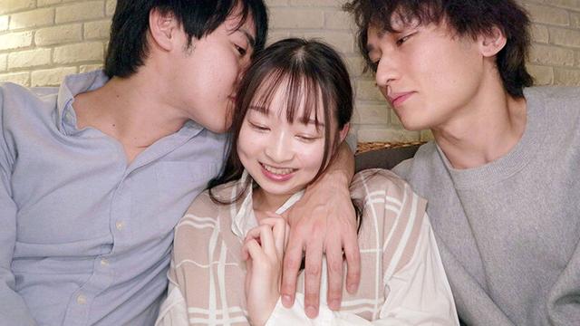 イケメン男優とマジ照れイチャラブ3P 望月つぼみ サンプル画像 1