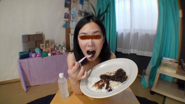 昨日食べた物をもう一度食べる！脱糞カレーライス！ サンプル画像 12