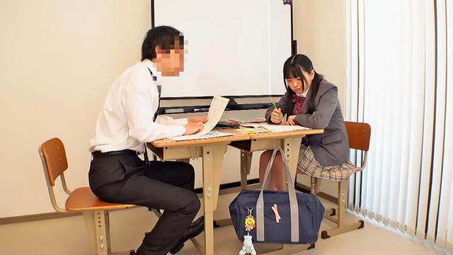 「先生、エッチしてあげるから単位ちょーだい◆」勃起が止まらないっ！ザーメン搾られ隠語SEX （メスガキ27） 花柳杏奈 サンプル画像 1