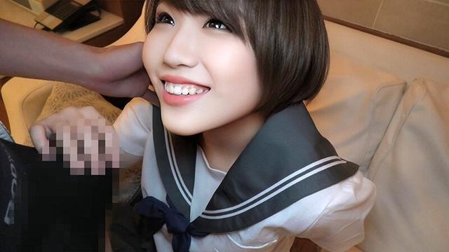 恥ずかしがり屋の爆かわショートカット制服美少女といちゃいちゃ生ハメっ！ 七菜原ココ サンプル画像 2