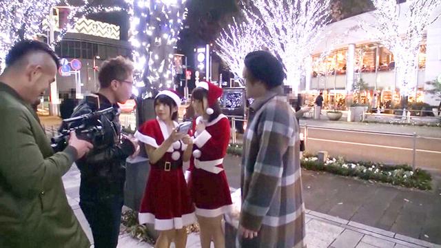 クリスマスナンパ ～聖なる夜にエロコスサンタを大量GET！！～ サンプル画像 5