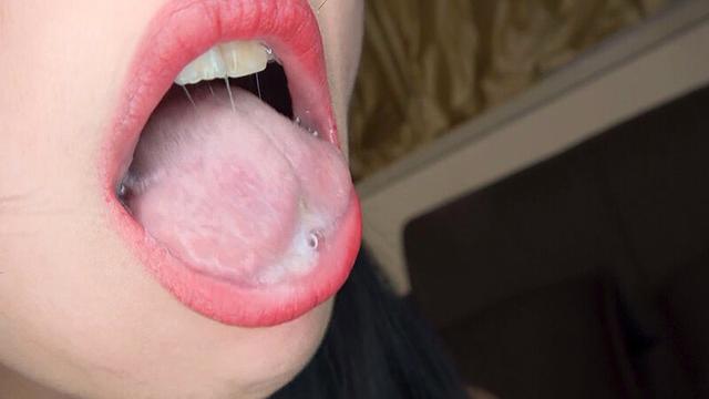 唾と咀嚼 M男を唾液で溶かす女王様 サラ女王様 サンプル画像 7