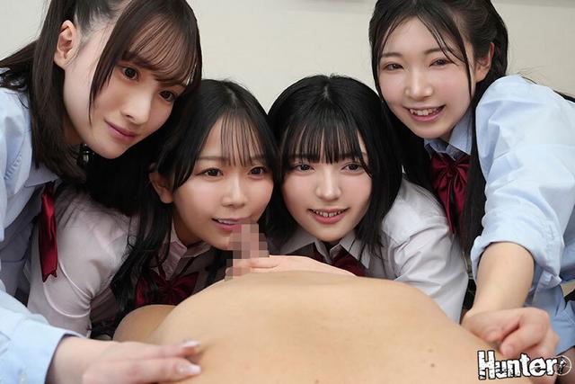 時代はルッキズムより勃起ズム！イケメン貧弱ペニスより何度でも射精OKギンギン絶倫棒を囲んで挟んでヤりたい放題！SEX狂い女子○生ハーレム サンプル画像 1