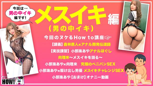 How to学園 観たら【絶対】SEXが上手くなる教科書AV 【メスイキ編（男の中イキ）】 小那海あや サンプル画像 2