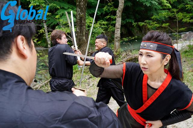 くノ一 復讐に燃える女忍 捕らわれ堕ちた媚薬快楽と凌●輪●地獄 伊織涼子 サンプル画像 1