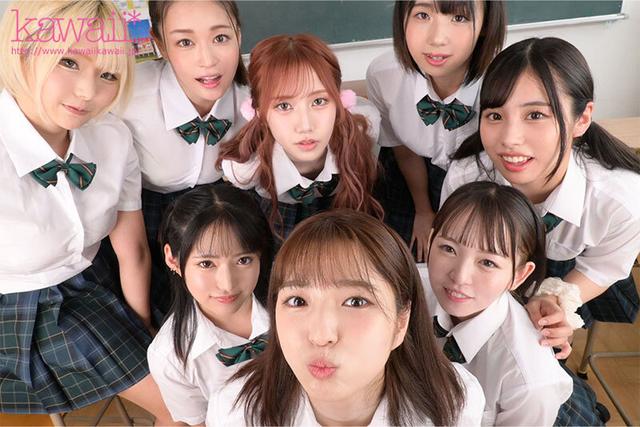 【VR】8KVR×kawaii*女学院 ＜アオハル学園編＞女子校に赴任した僕にモテ期到来！？教室で…保健室で…体育倉庫で…性欲が尽きない教え子8人に痴女られ抜かれまくるハーレム逆9P大乱交 西元めいさ 乙アリス 橘メアリー 斎藤あみり 有栖舞衣 渚みつき 千石もなか 倉本すみれ サンプル画像 3