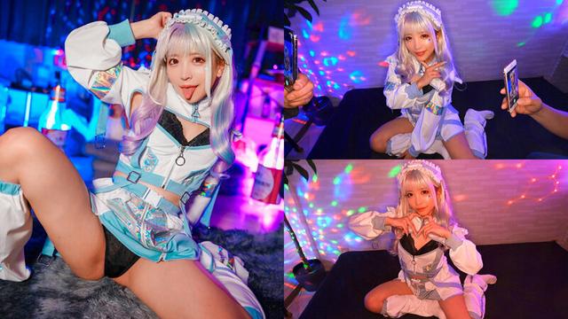 ファンを虜にする鬼かわコスプレイヤー秘密のオフパコ枕営業！中出しされても腰を振り続ける痴女SEX！ 小那海あや サンプル画像 14