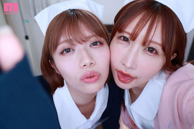 【VR】癒しとエロスの女神 おっとり先輩ナースうんぱい 愛と勇気が友達 ちゃきちゃき後輩ナース石原希望 性格正反対のえちえちご奉仕ナース2人が入院生活の不安も溜まったザーメンもぜ～んぶ取り除いてくれる絶対に退院したくないハーレム性処理病棟 サンプル画像 8