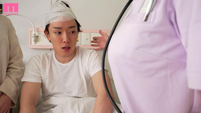 妻よりはるかにデカい爆乳Qカップで挟射堕ちさせられた 世話焼きパイズリナース密着NTR看護 Himari サンプル画像 9