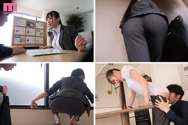 ピタパン不動産OLはデカチン内見客に突然子宮をブチ抜かれビックンアクメ48発！ 滝冬ひかり サンプル画像 1