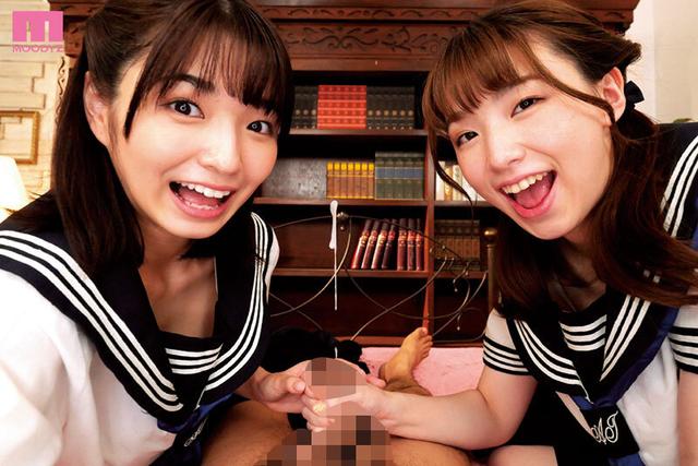 【超貴重】地球上でぶっちぎり可愛い美少女大集結！ 「あなたをず～っと見つめて手マ〇コ中出しさせてアゲる シコシコッ主観手コキBEST サンプル画像 7