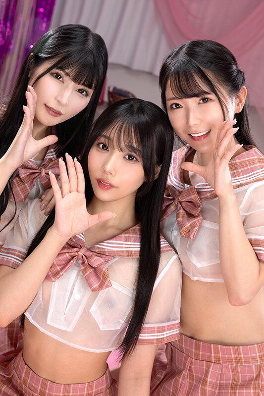 「たっくさんシコシコしてね？」鼓膜を震わせて理性バカにするASMRぐちょチュパJ系リフレ 尾崎えりか 胡桃さくら 宮西ひかる サンプル画像 1
