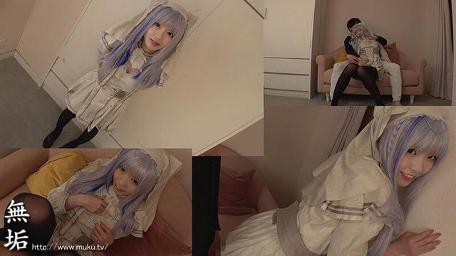 笑顔で肉棒を咥え込むコスプレ美少女と性活着衣フェチ交尾 雫月心桜 サンプル画像 7
