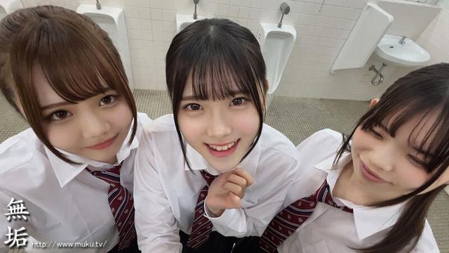盗撮してオカズにしてた女子達がビックリまさかの超ドスケベ。小悪魔痴女化で精液搾り取られまくる！ エロ過ぎる発情期の制服女子達が肉食痴女責めハーレム 皆瀬あかり 白橋りほ 星宮こと 沙月恵奈 栄川乃亜 サンプル画像 7